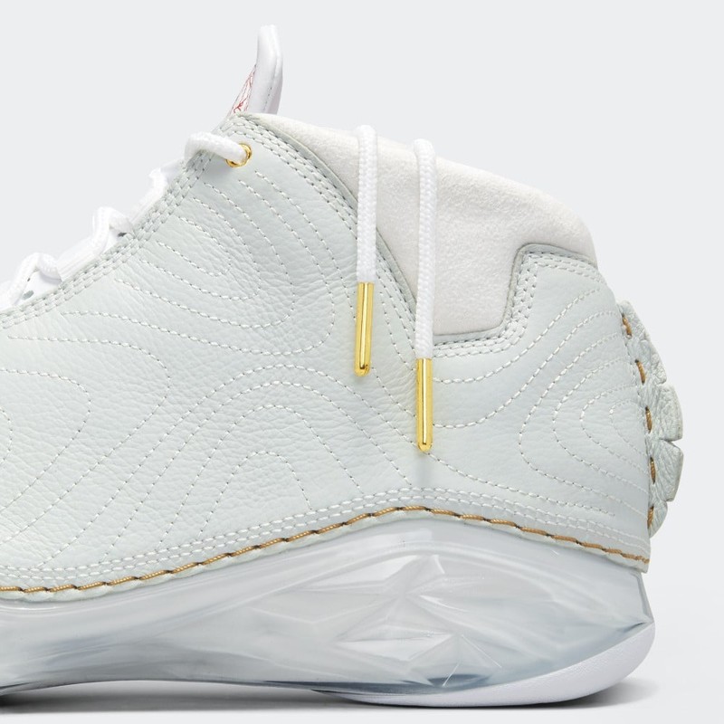 Jordan 23 hotsell gold and white